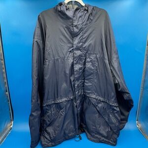 Storm Tech Inside Edge Men's Waterproof Breathable Hooded Jacket XXL‎ Navy Blue